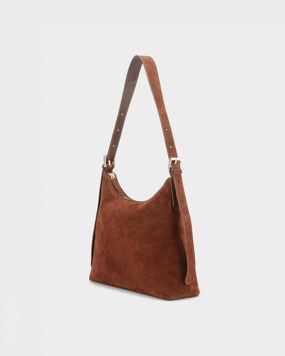 Bari skuldertaske - chestnut